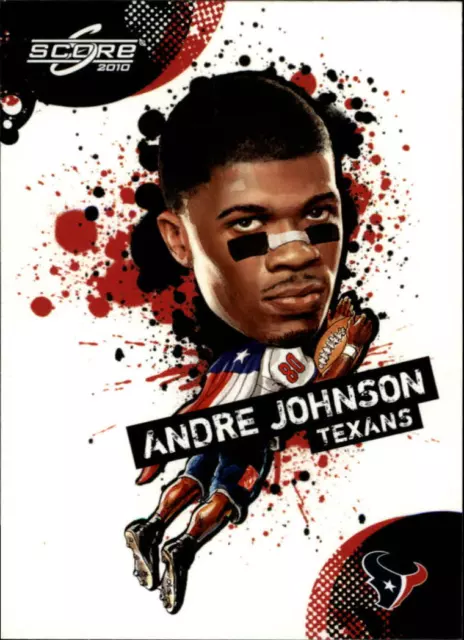 2010 Score NFL Players Houston Texans Football Card #3 Andre Johnson