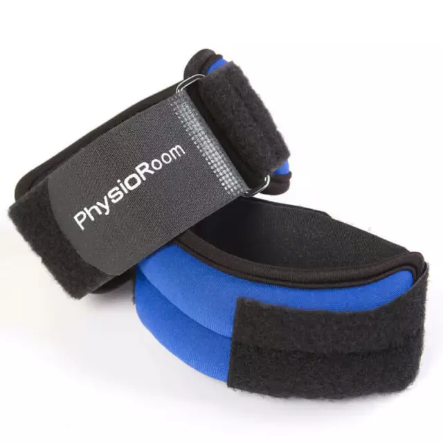 PhysioRoom Ankle and Wrist Weights x2 - 0.45kg Rehab Fitness Workout Pilates Gym