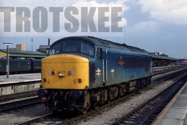 35MM SLIDE BR British Rail Diesel Loco Class 45 45143 Cardiff 1986 ...