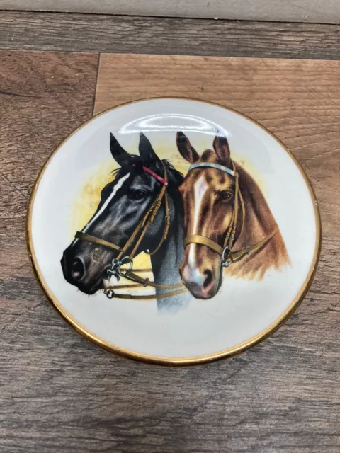 Royal Tudor Ware Barker Bros. Stoke-on-Trent England Ironstone Horse Plate 6.25"