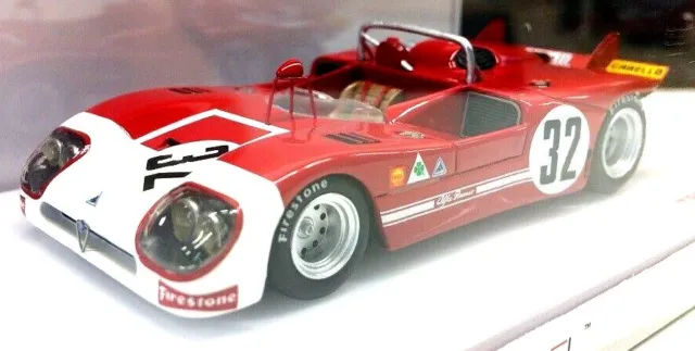 TSM MODEL, ALFA ROMEO Tipo 33/3 #32 3ème 12h Sebring 1971 H. PESCAROLO, échel...