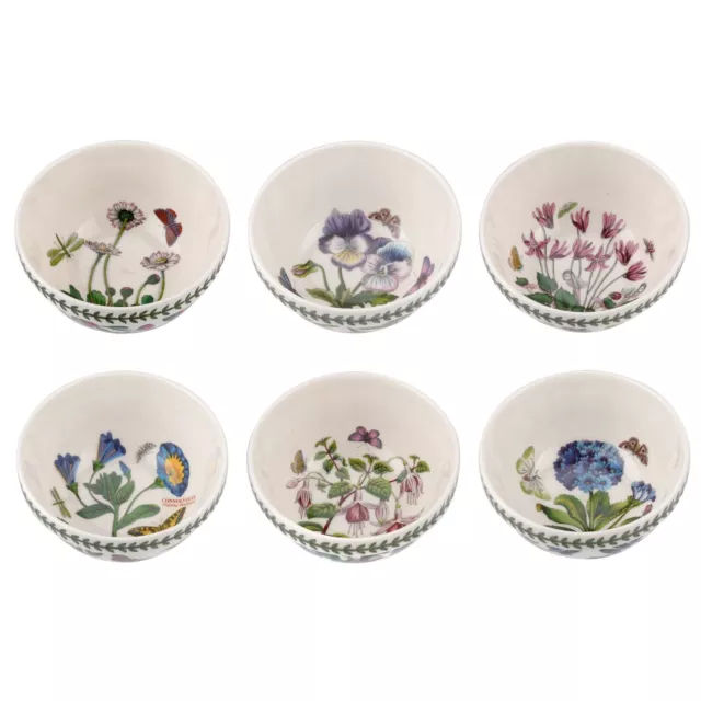 Portmeirion Botanic Garden 5.5 Inch Stacking Bowls, Set of 6 - Assorted Motifs