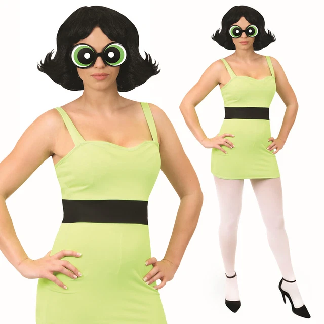 LADIES 1990S POWERPUFF Girls Blossom Costume Cartoon Network Adults