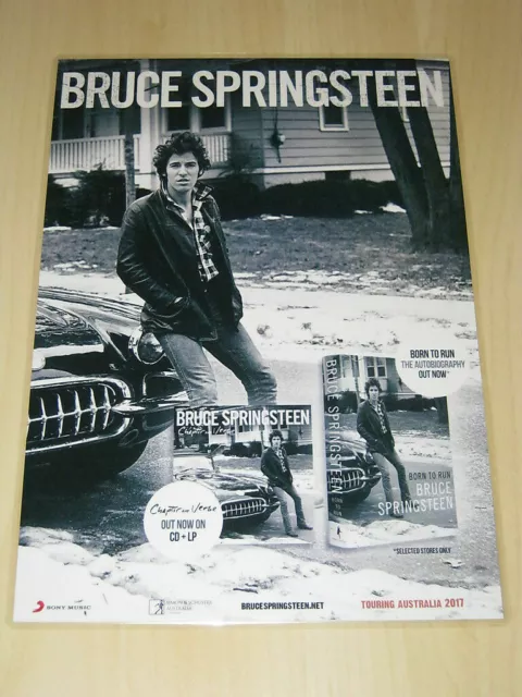 BRUCE SPRINGSTEEN - Chapter And Verse - Born To Run -  Laminated Promo Poster