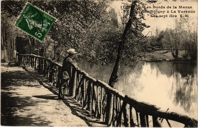 CPA Les Bords de la Marne de Champigny a La Varenne - Les Sept Iles (1352076)