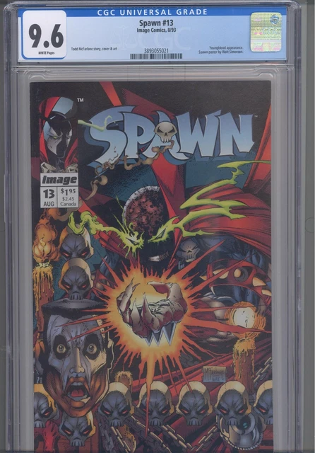 Spawn #13 CGC 9.6 1993 Image Comics Youngblood App