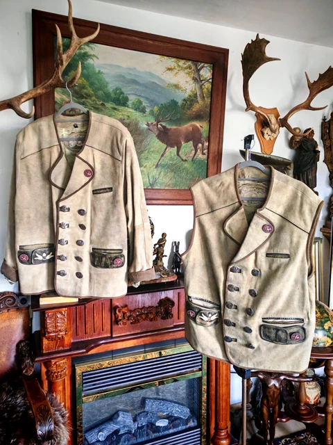 Trachtenweste Herren, Oktoberfest Herren Outfit Mit Produktbild-Vorschau 7