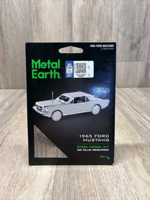 Metal Earth 1965 Ford Mustang Steel Metal Earth 3D Model Kit – San