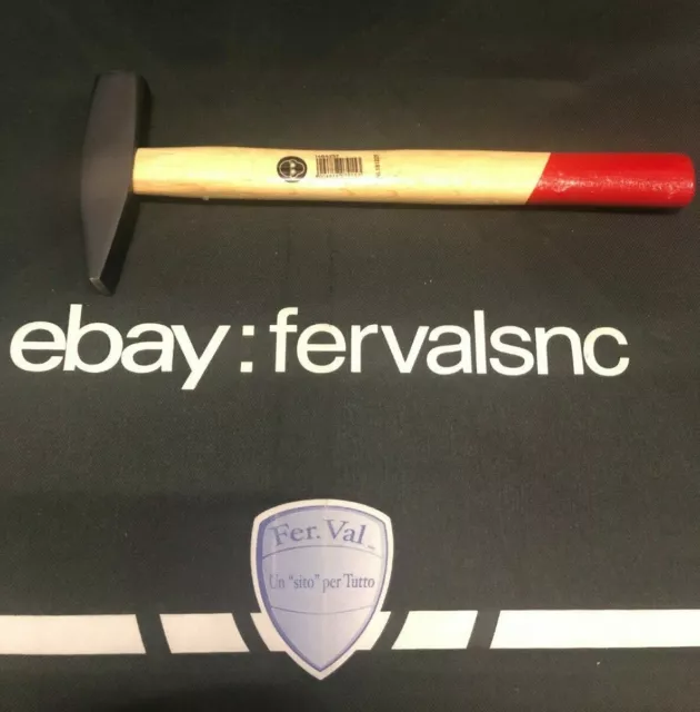 Marteau TIPO TEDESCO Poignée en Bois 400GRLUNGHEZZA Total 310 Mm. Code 1464257 2