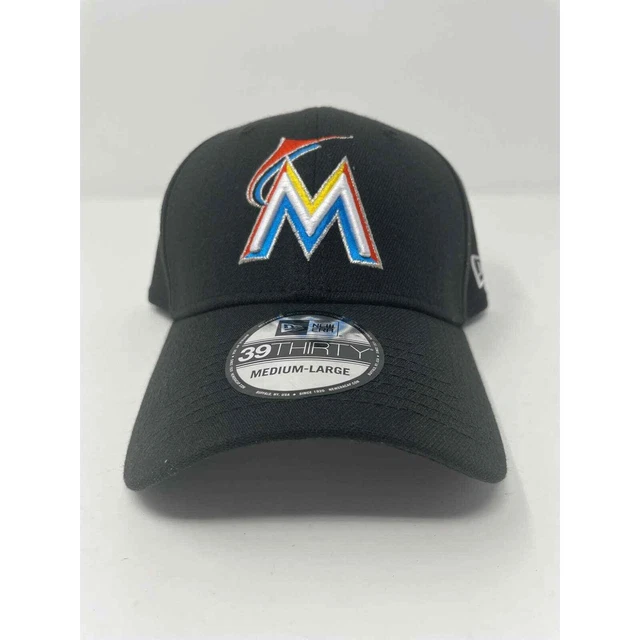 New Era Miami Marlins Cap 39Thirty Flex Fit Hat Team Classic Medium-Large MLB