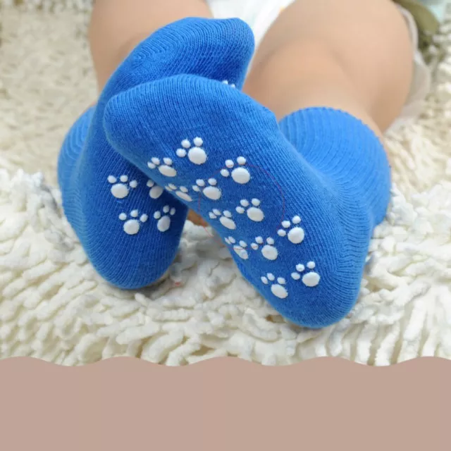 Baumwollsocken für Säuglinge & Neugeborene, Nicht-Turn, 4-6 Jahre, Royal Blue.