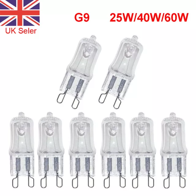 10/20/50X G9 Halogen 40W 25W 60W Capsule Bulbs Lamps Replacement Warm White 240V