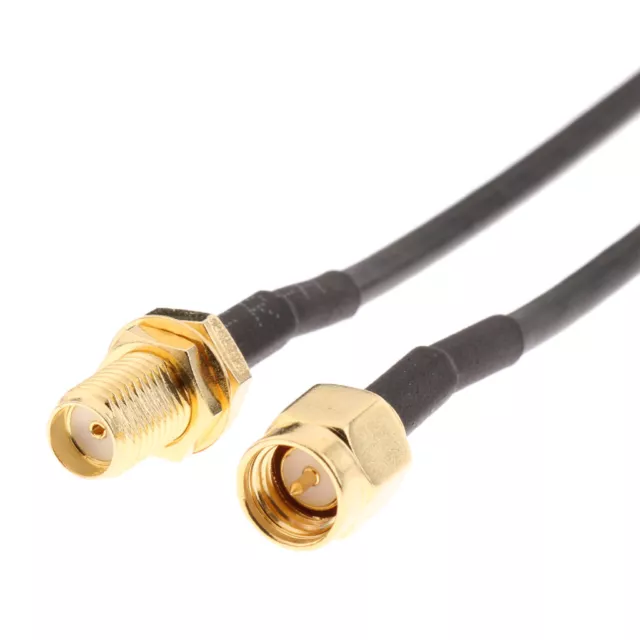 10M Antenna Extension Cable RP-SMA Male to Female LAN Router Aerial Adapter