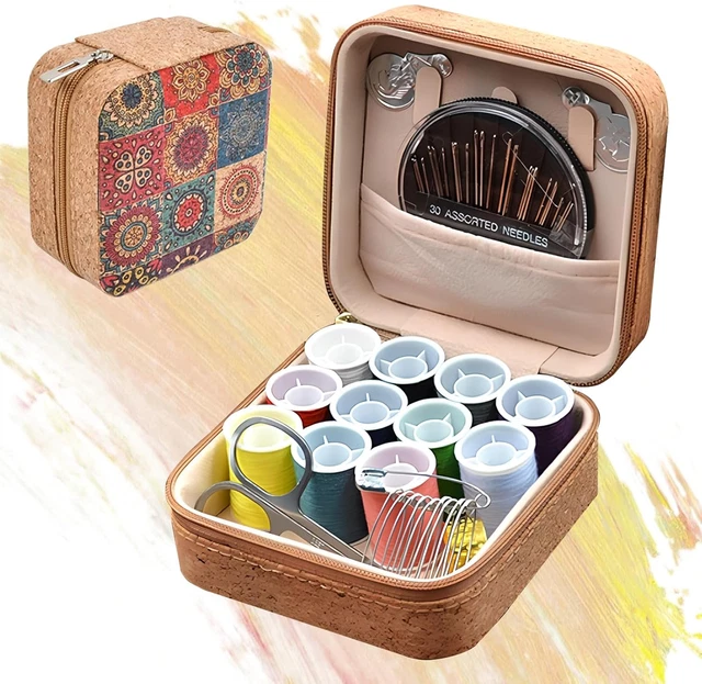 D&D, Scatola Da Cucito Con Kit Da Cucito Con Accessori, Cestino - Foto 3