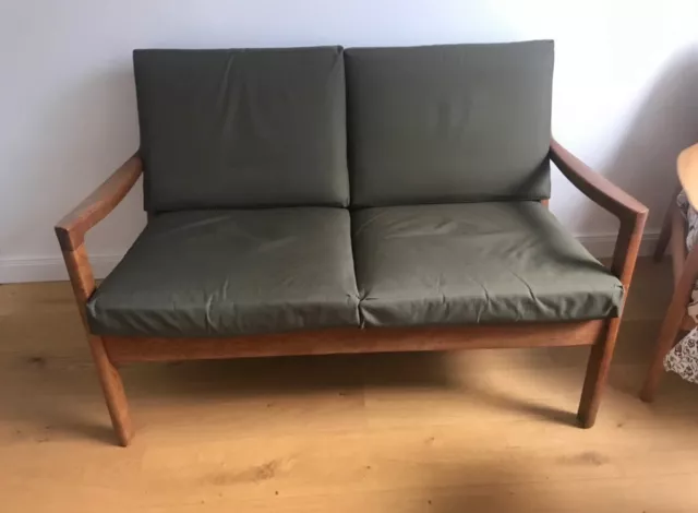 Cado Sofa Teak Ole Wanscher Danish Design 2-Sitzer Vintage