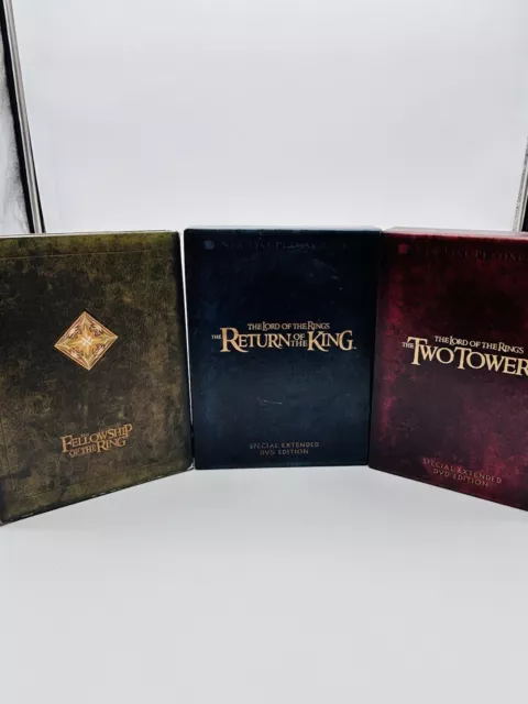 Lord of the Rings Motion Picture Trilogy DVD Set 2 Are Special Extended Edition