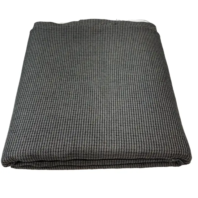 Check Plaid Fabric Chicago Charcoal Grey Material 2m x 1.4m Sewing Textile Craft