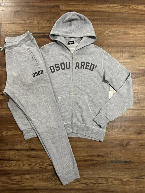 DSQUARED2 GREY FULL Tracksuit For Boy 16 Years 35.00 PicClick UK