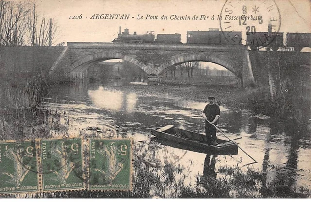 61 - ARGENTAN - SAN51810 - Le Pont du Chemin de Fer à la Fosse Corbette - Trai