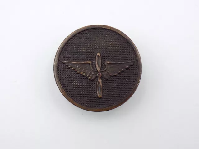 Original WWI US Army Aviation Collar Disc Type I Hallmarked