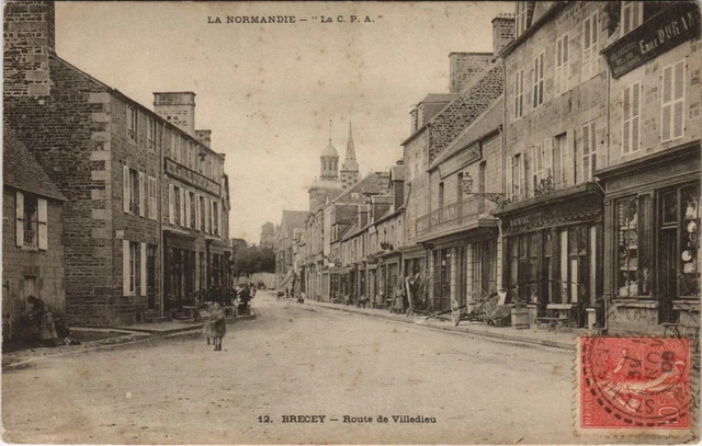 CPA La Normandie LA CPA BRECEY Route de Villadieu (153034)