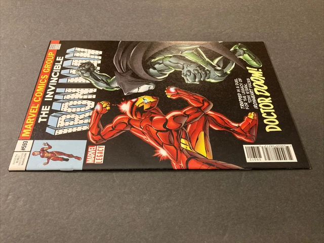 INVINCIBLE IRON MAN 593 2018 2nd PRINT RIRI WILLIAMS DR DOOM LOW PRINT 150 NM 2