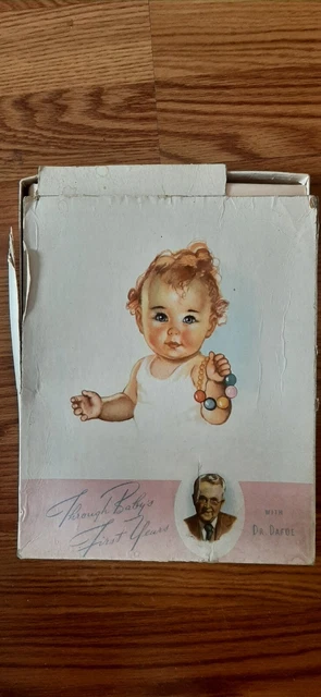 Vintage UNUSED Dr. Dafoe Through Baby's First Years  Record Book  1950s in Box