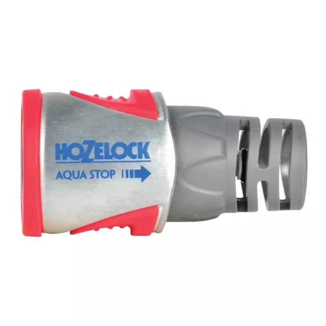 Hozelock Pro Metal AquaStop Hose End Connector 12.5mm - 2035