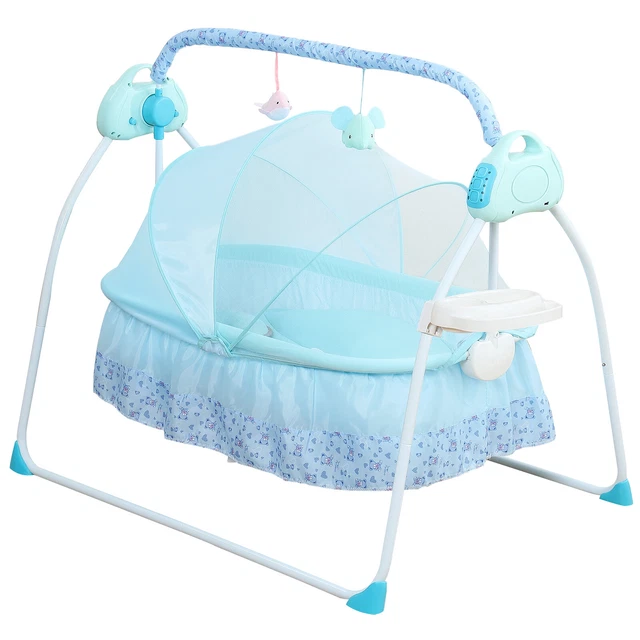 ELECTRIC BABY AUTOSWING Cradle Rocker Bed Bouncer Seat Infant Crib