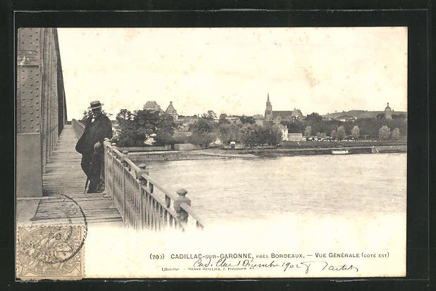 CPA Cadillac-sur-Garonne, Vue Generale