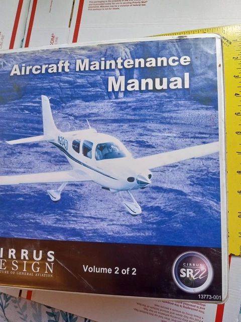 SR22 Cirrus MAINTENANCE MANUAL VOLUME 2 AIRCRAFT AVIATION USA SECTIONS 32 TO 95