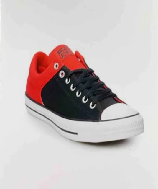 Converse Chuck Taylor All Star High St Mens 11/ Women 13 Shoes Red-Black-White