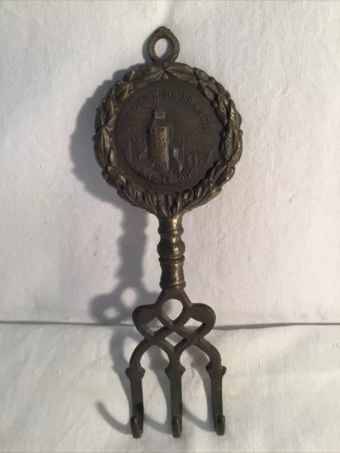 Accroche-clés Ancien En Metal Decor Bar-le-duc Bergère De France