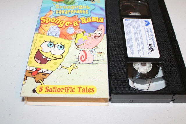 SPONGEBOB SQUAREPANTS - Sponge-A-Rama (VHS 2003) Nickelodeon, 5 ...