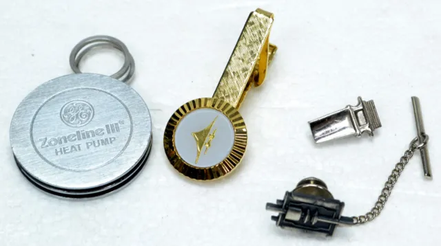 GE miscellaneous Tie Tack, Clip, Lapel Pins (BIN T5, GE4)