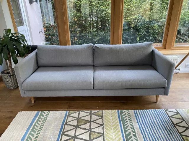 Swoon 3 Seater Sofa In Grey