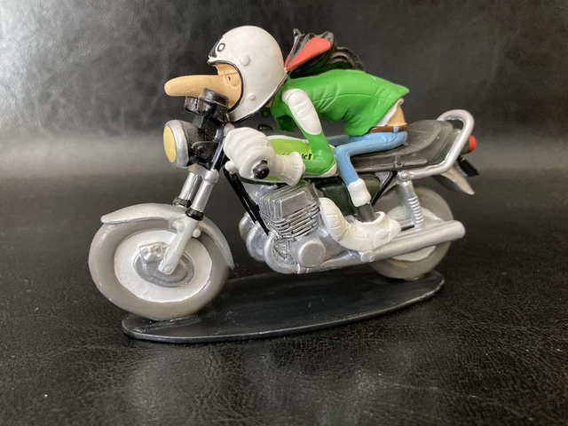 Statue Moto Collection Figurine MOTO JOE BAR TEAM – Jean Raoul Ducable Sur Kawasaki 750 H2 – Résine – Jumajo Figurine Résine Moto Joe Bar Team - Foto 6