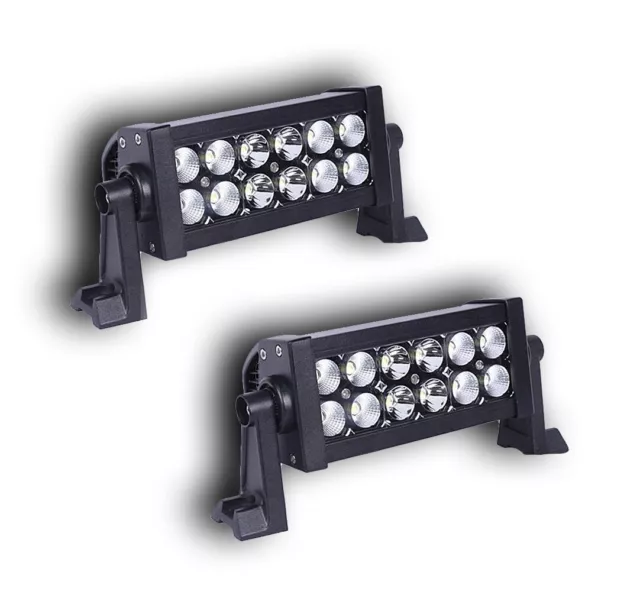 2X LED Conduite Spot Léger Rangée Barre Lampe pour Camion Scania DAF Man Volvo