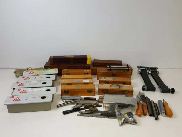 Large Lot of Microtome Blades and Tools - Leitz, Jung Heidelberg Lab