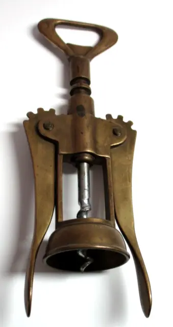 Vintage Italian Brass Leaver Arm Corkscrew — Antiques Arena