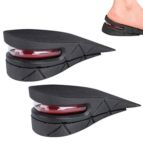 Paire de Semelle Coussin de Chaussures Grandissante, Demi Hauteur Semelle, Semel