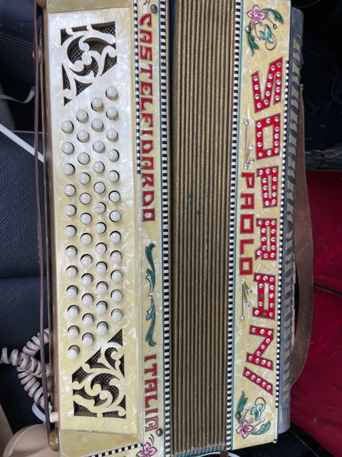 Antique  SOPRANI PAOLO  Castelfidardo Italy  Accordion FOR RESTORATION/PARTS