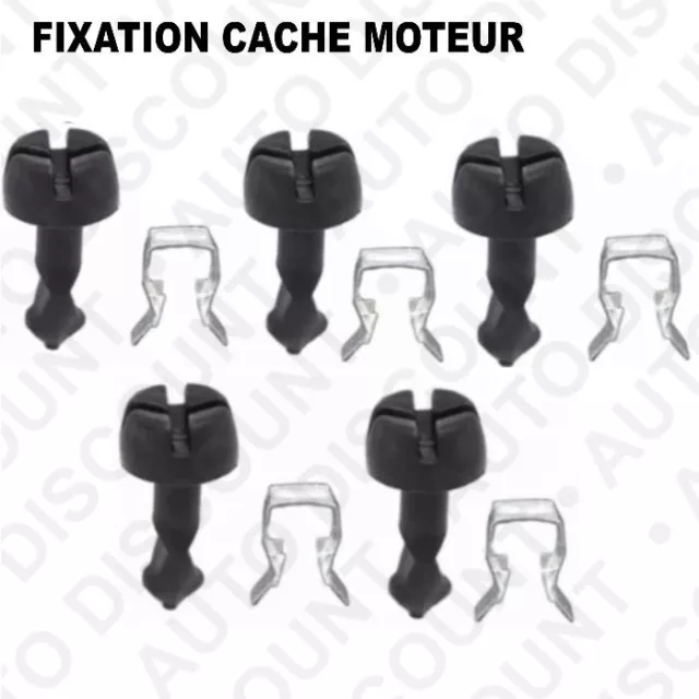 Clips Vis Fixation Cache Moteur pour AUDI A4 A8 PASSAT SUPERB CITROEN C4 HORIZON