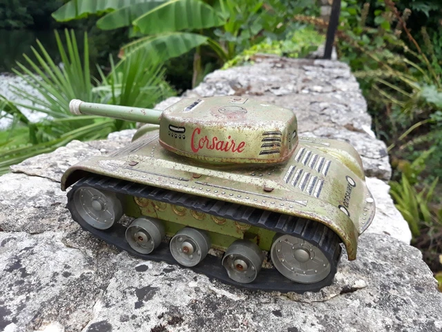 JOUET ANCIEN EN Tole Char Tank Corsaire Mécanique EUR 25,90 - FR