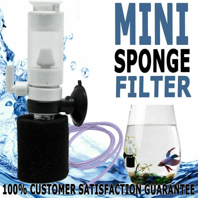 Mini Biological Sponge Filter Fish Tank Bowl Small Aquarium Sponge Water A
