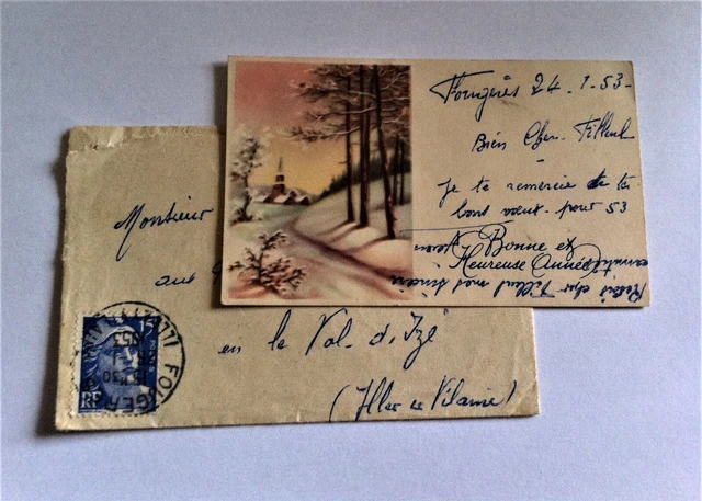 Lettre De Vœux MECCANO Aux Revendeurs – 31 Décembre 1948 – Originale Et Ancienne