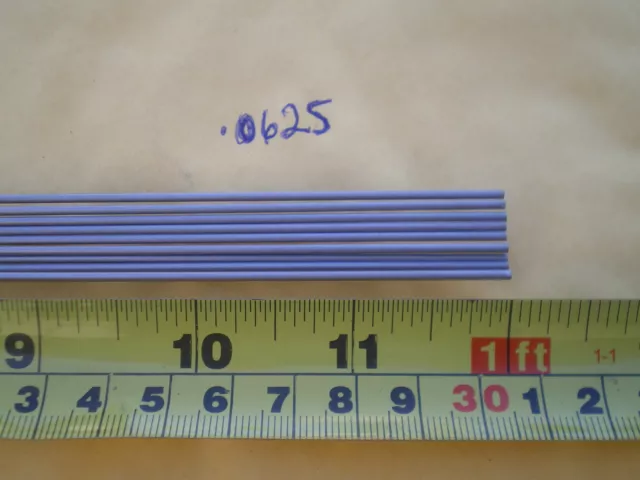 50 Pcs. Stainless Steel Straight Lure Shaft Wire Form .0625 (1/16") X 12"