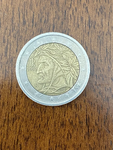 Moneta Rara MONETA RARA DA Collezione - 2 Euro Dante Alighieri 2002 EUR 50,00 ...