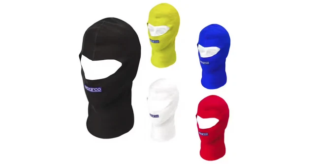 Sottocasco Balaclava Sparco Kart Colorato Giallo - Blu - Rosso