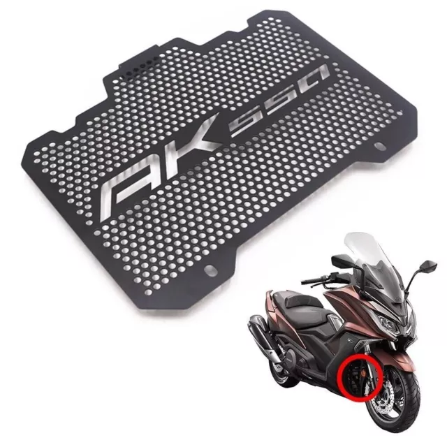 For Kymco AK550 AK 550 2017-2022 CNC Radiator Grille Grill Guard Cover Protector